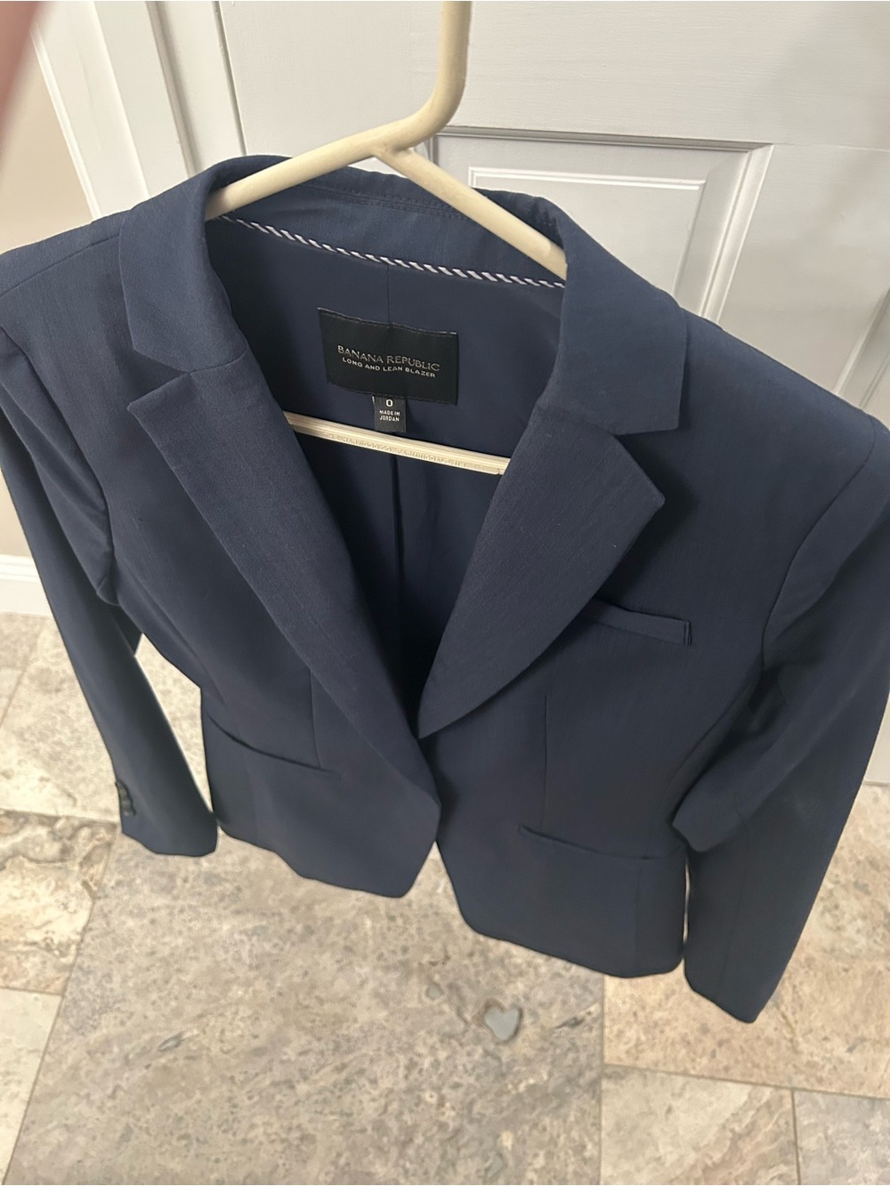 Banana Republic Navy Women's Tailored Blazer